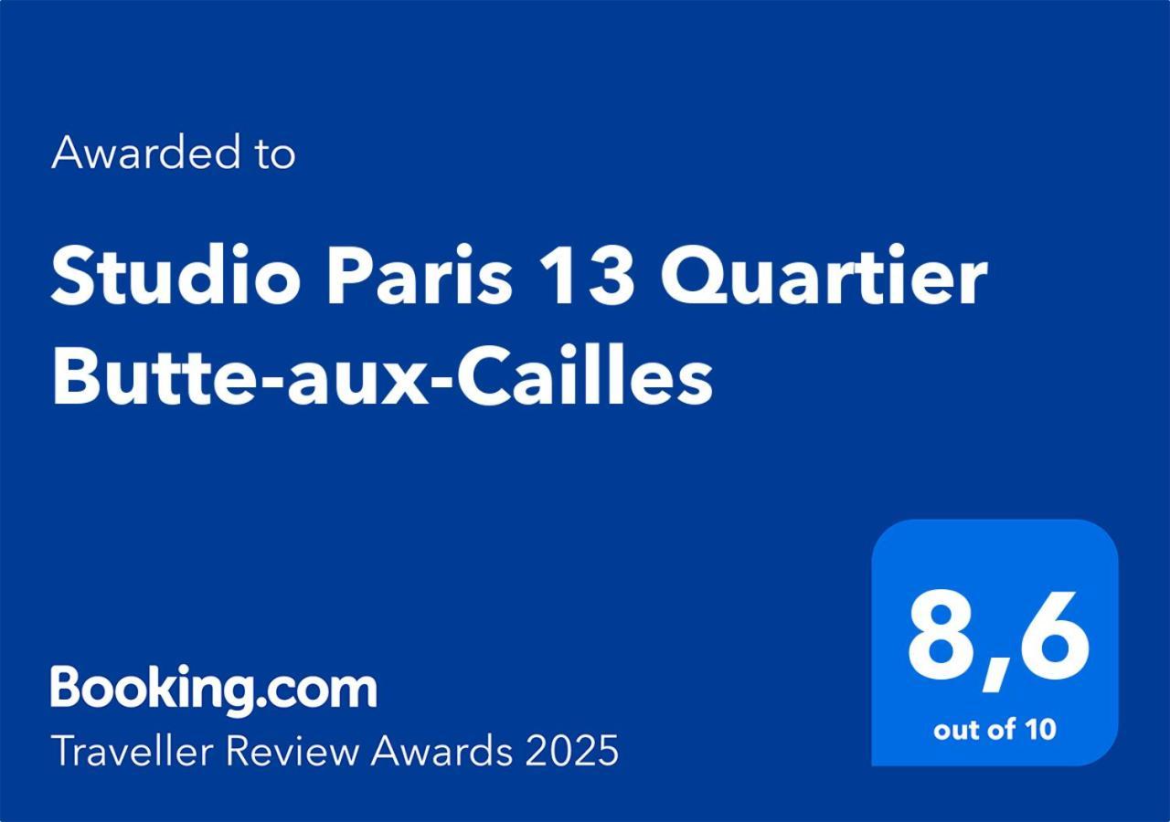 Studio Paris 13 Quartier Butte-Aux-Cailles Kültér fotó